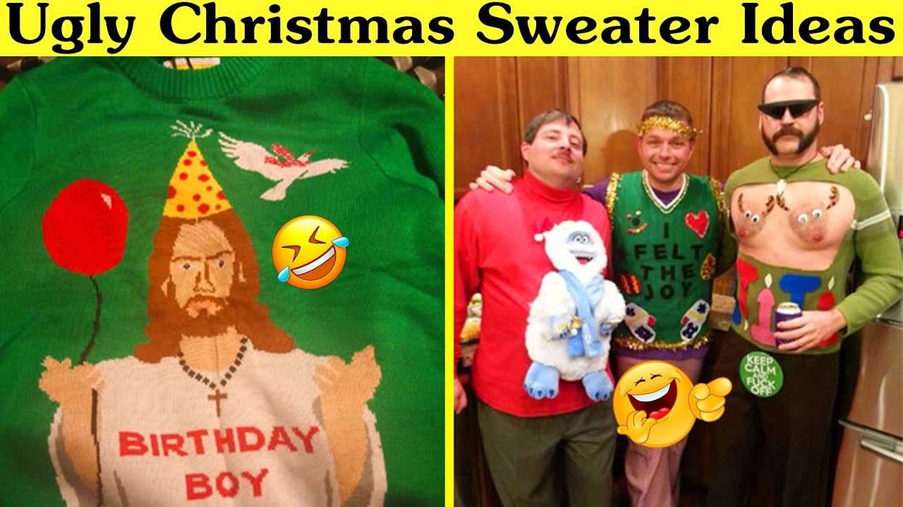 Best Ugly Christmas Sweater Ideas That'll Make Your Party Guests Laugh Out Loud 😂😂😂