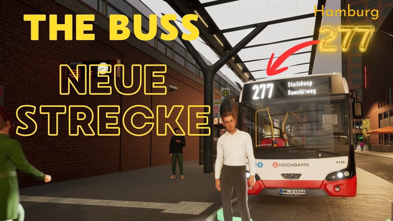 Guten Morgen Hamburg! 🚍 Linie 277 – The Bus (Neue Strecke + Early Access geht bald in Release!) 