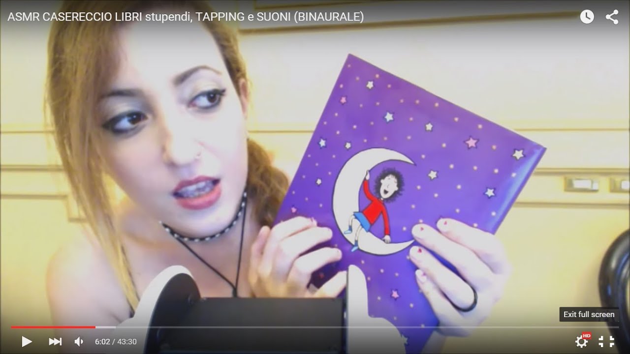 ASMR CASERECCIO LIBRI stupendi, TAPPING e SUONI (BINAURALE)