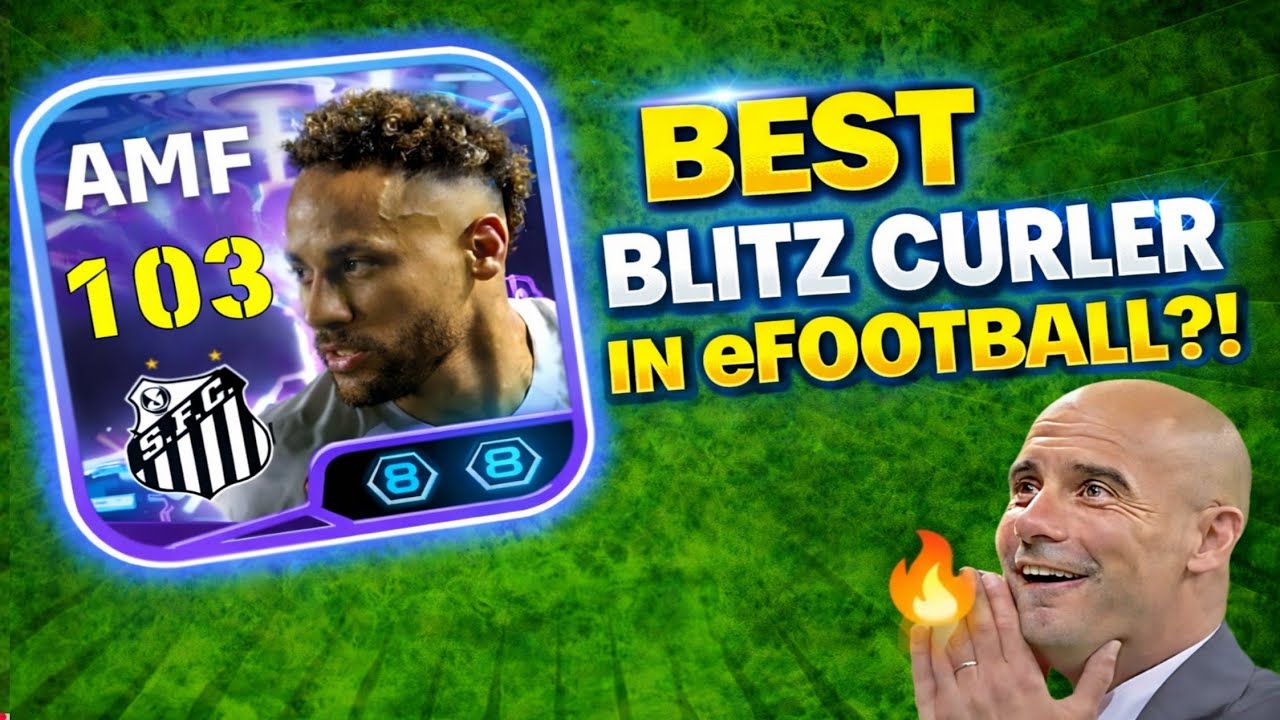 FREE BLITZ Curl Neymar Jr Best Custom Training + Review In Efootball 