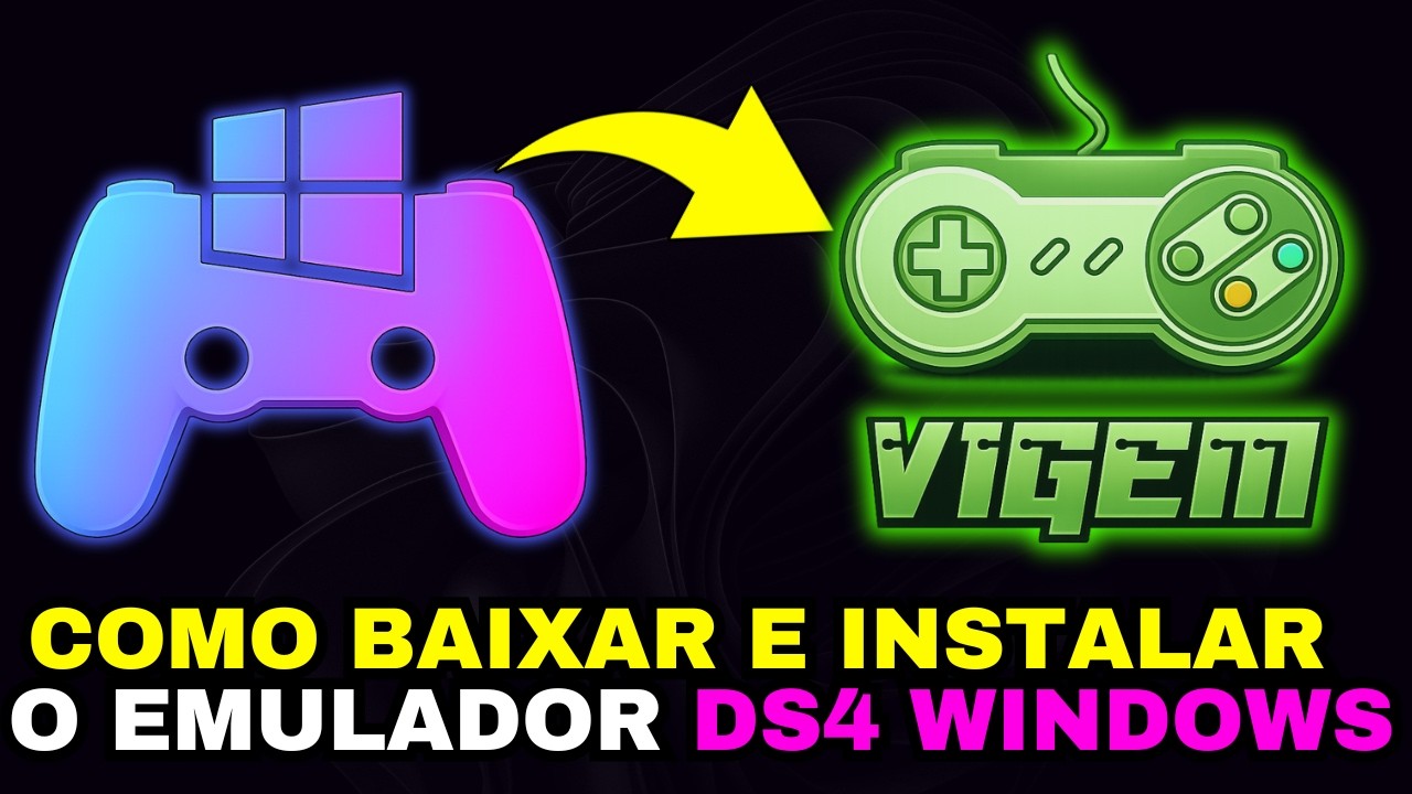 COMO INSTALAR O DS4Windows CORRETAMENTE e USAR O CONTROLE DO PS4 E PS5 NO PC!!!