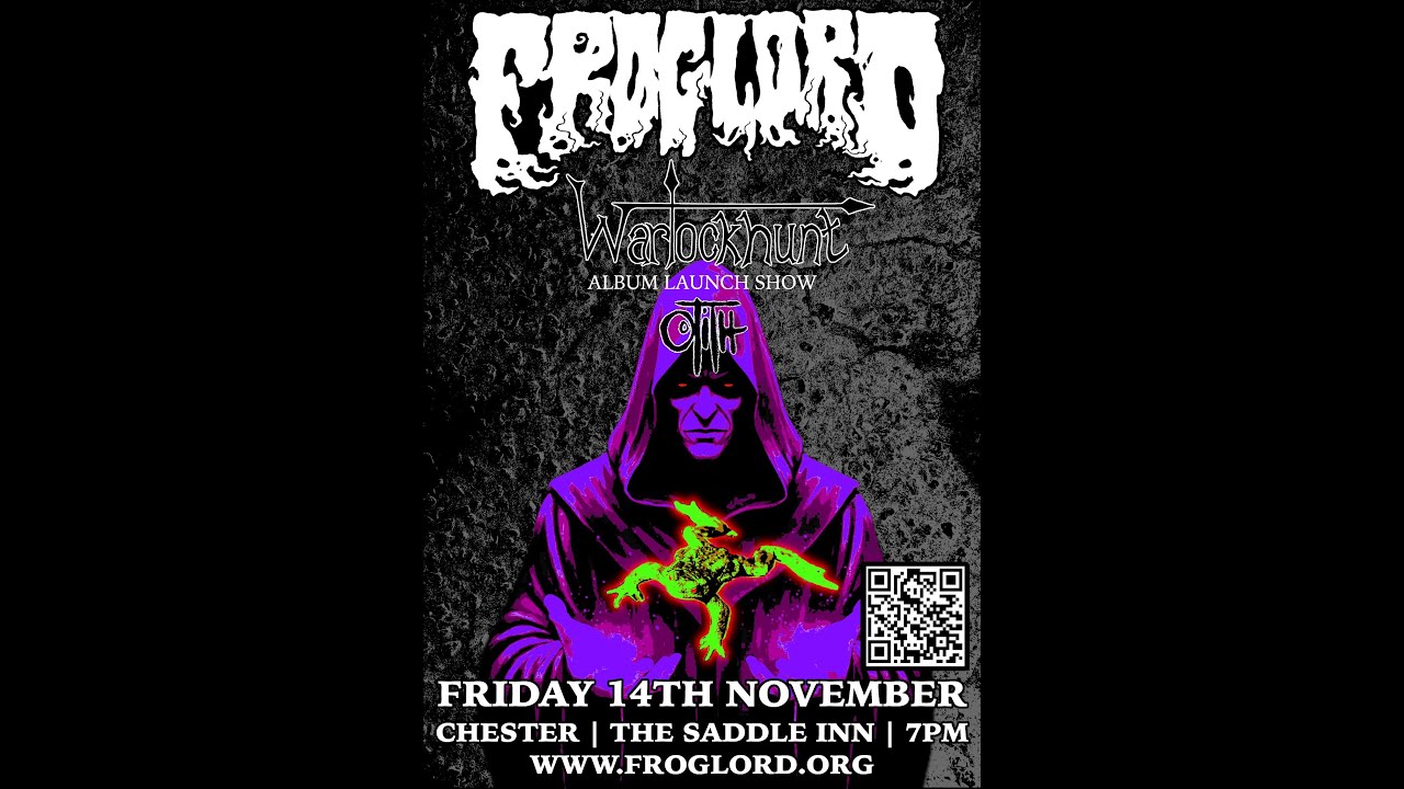 Warlockhunt Album Launch Show w/ Oolith and Froglord @The Saddle G21 - NEW Metal Awaydays Episode 5.