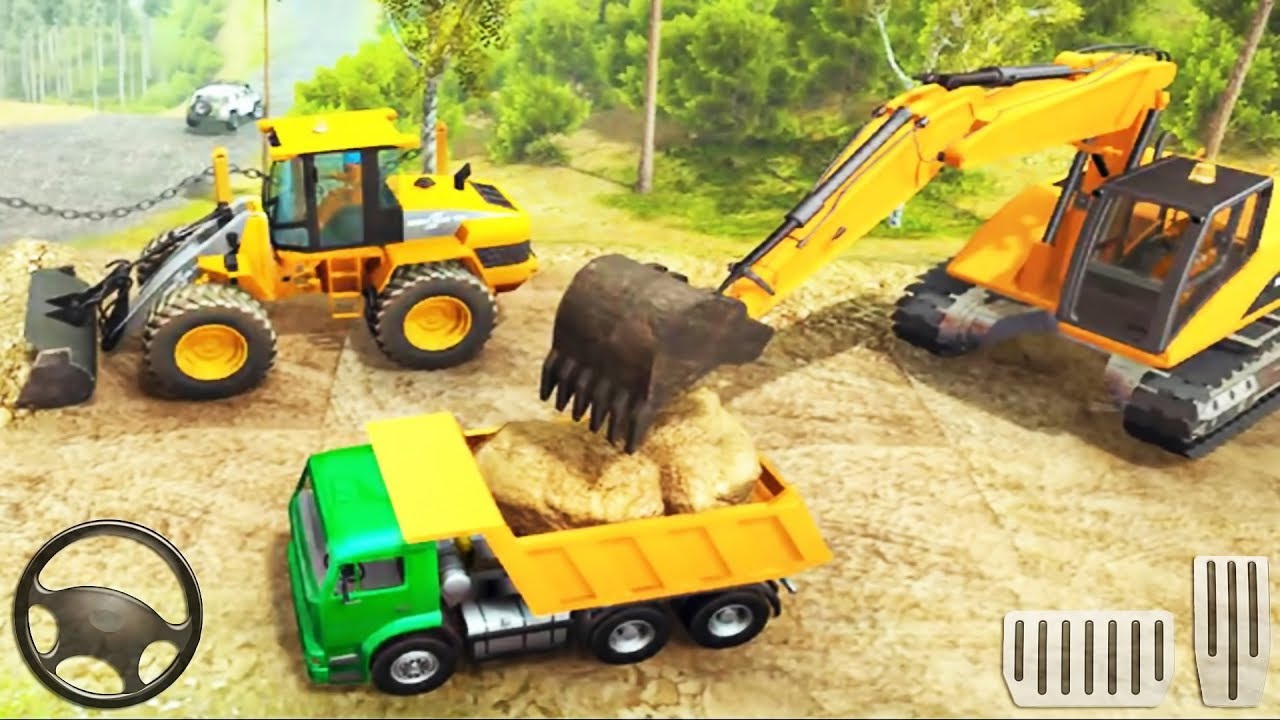 Uphill Road Builder Sim 2019: Road Construction - Best Android GamePlay