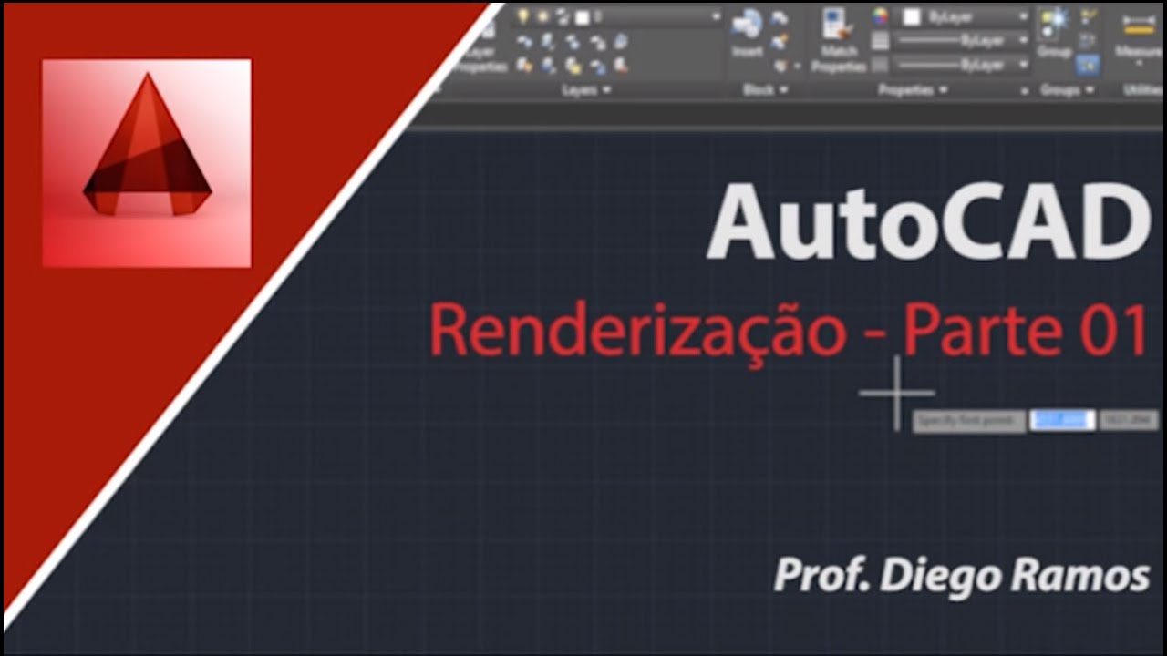 AutoCAD 3D - Como Renderizar Projetos 3D - PT01