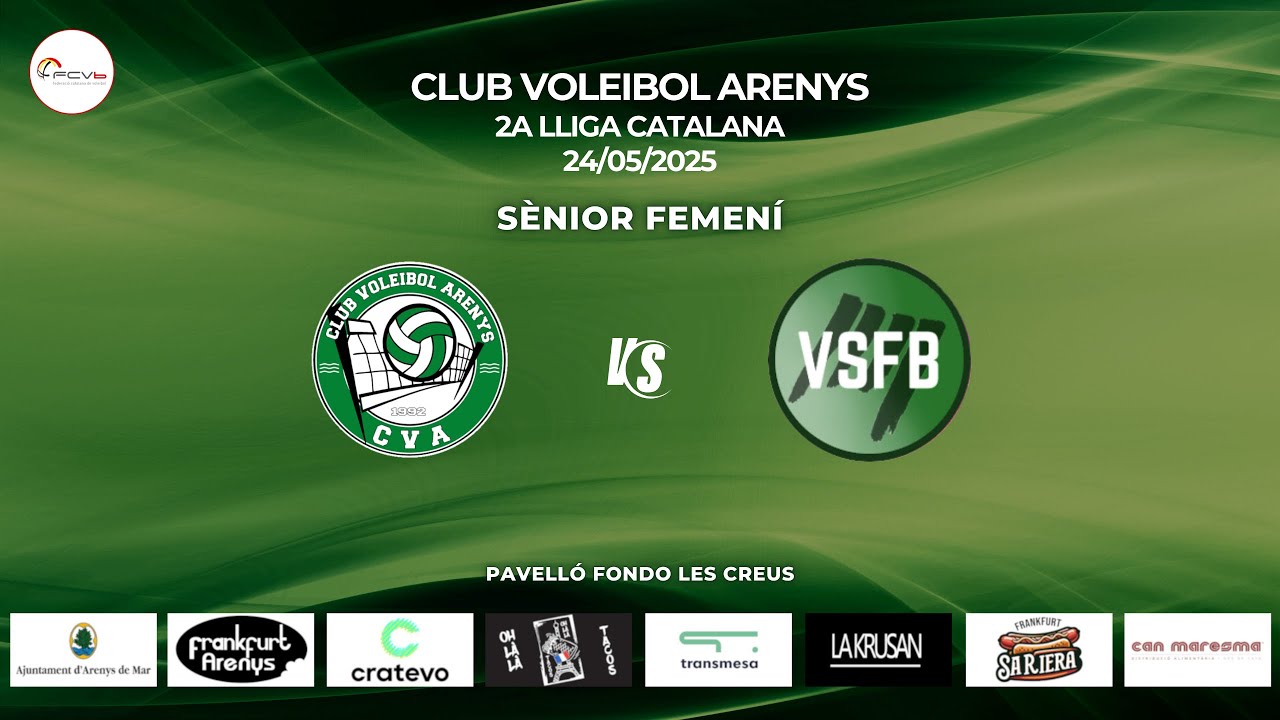 Frankfurt Arenys Volei vs Vòlei Ssant Fruitós