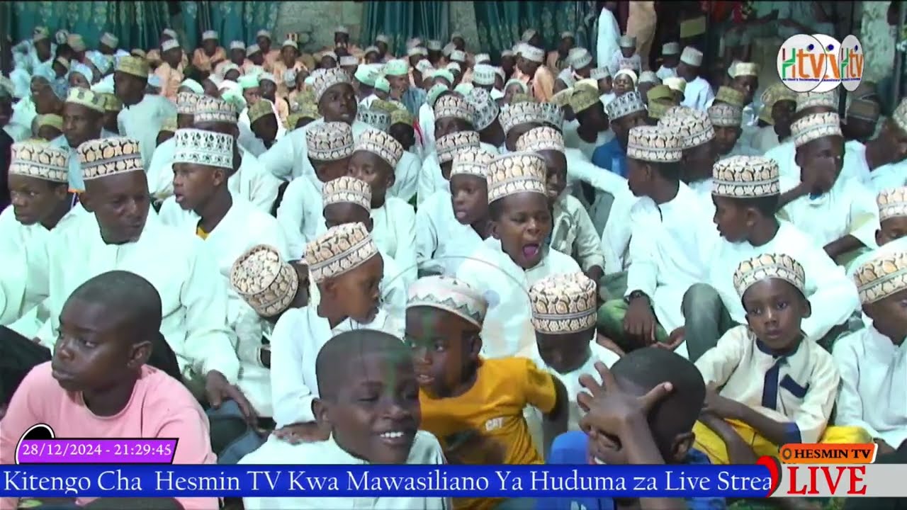 🔴 Live Usiku wa Maulid  ya  Al-Madrasat  Sanaa  Muntahal  Kalam  Ya  Ukongoroni  Tarehe  28/12/2024