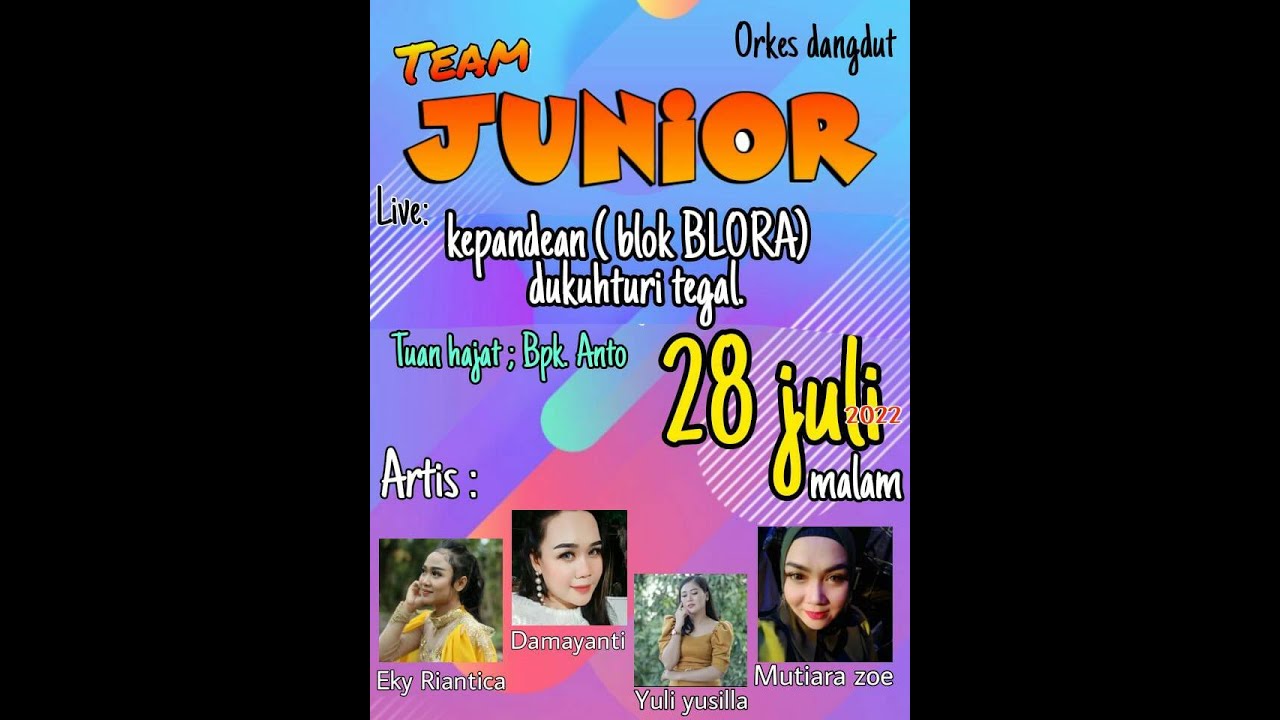LIVE TEAM JUNIOR KEPANDEAN DUKUHTURI TEGAL II PERNIKAHAN S. TEGUHPRIYATNO & LIYUN SILVIYANI