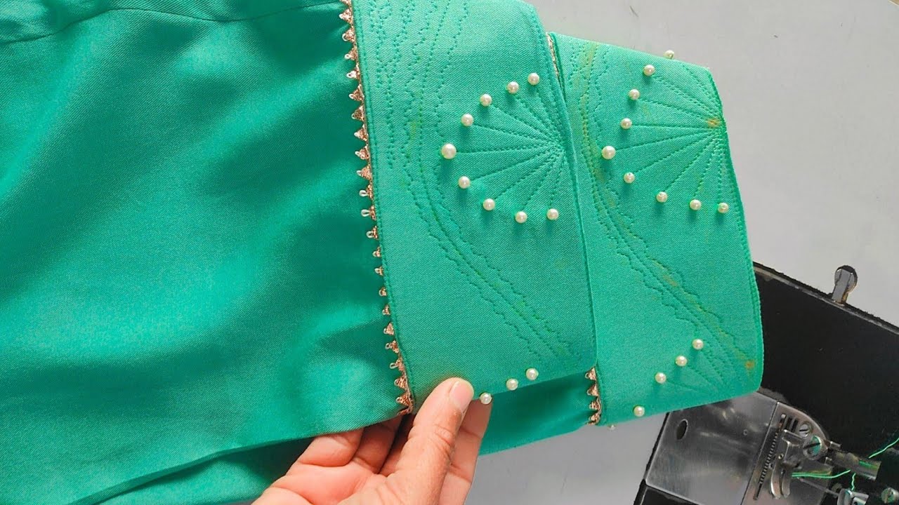  एक और खुबसूरत सलवार पोहचा डिजाइन | latest salwar mohri design | cutting and stitching #diy 