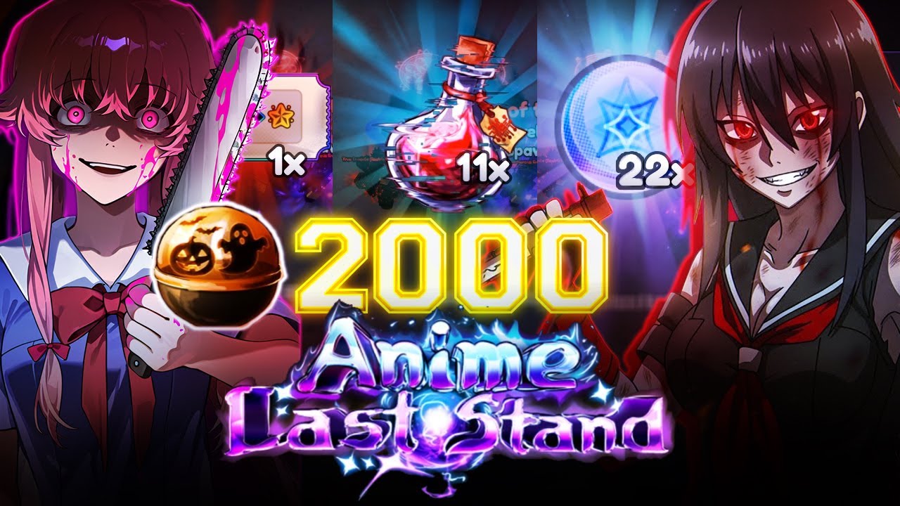 2000 Halloween Capsules Big Opening in Anime Last Stand Roblox (Worth it?)