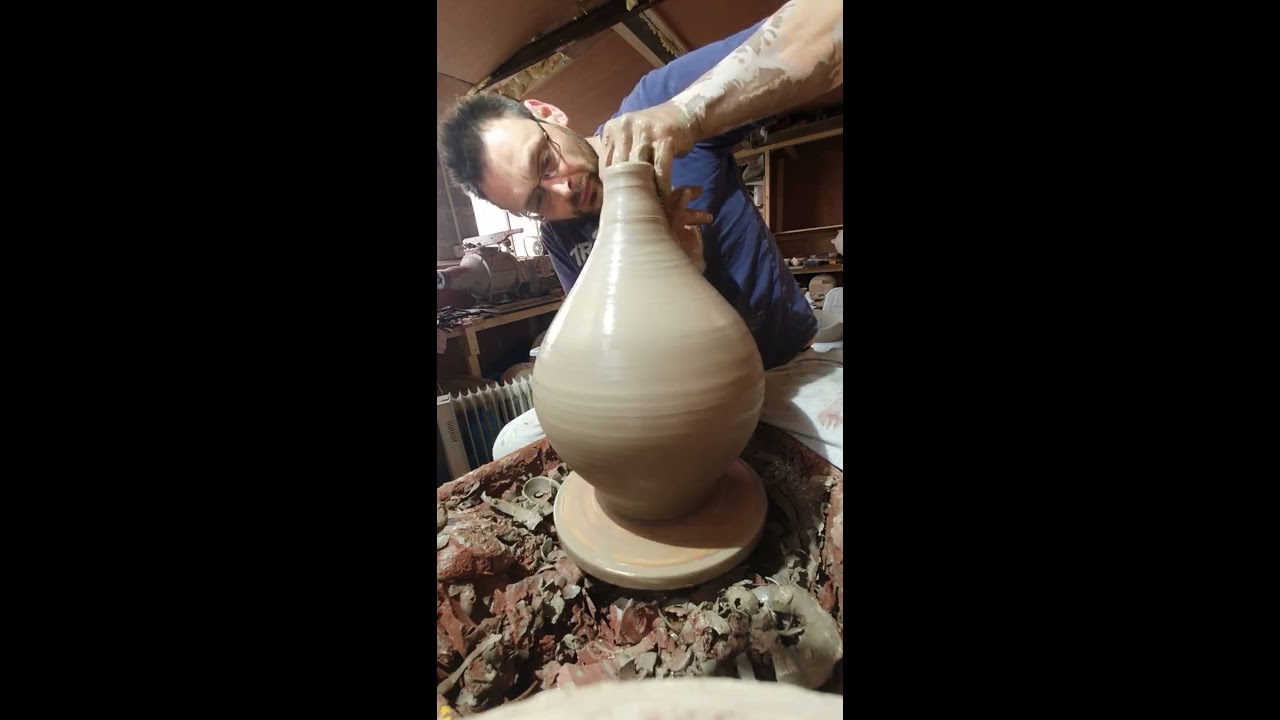 making a large narrownecked bottle
