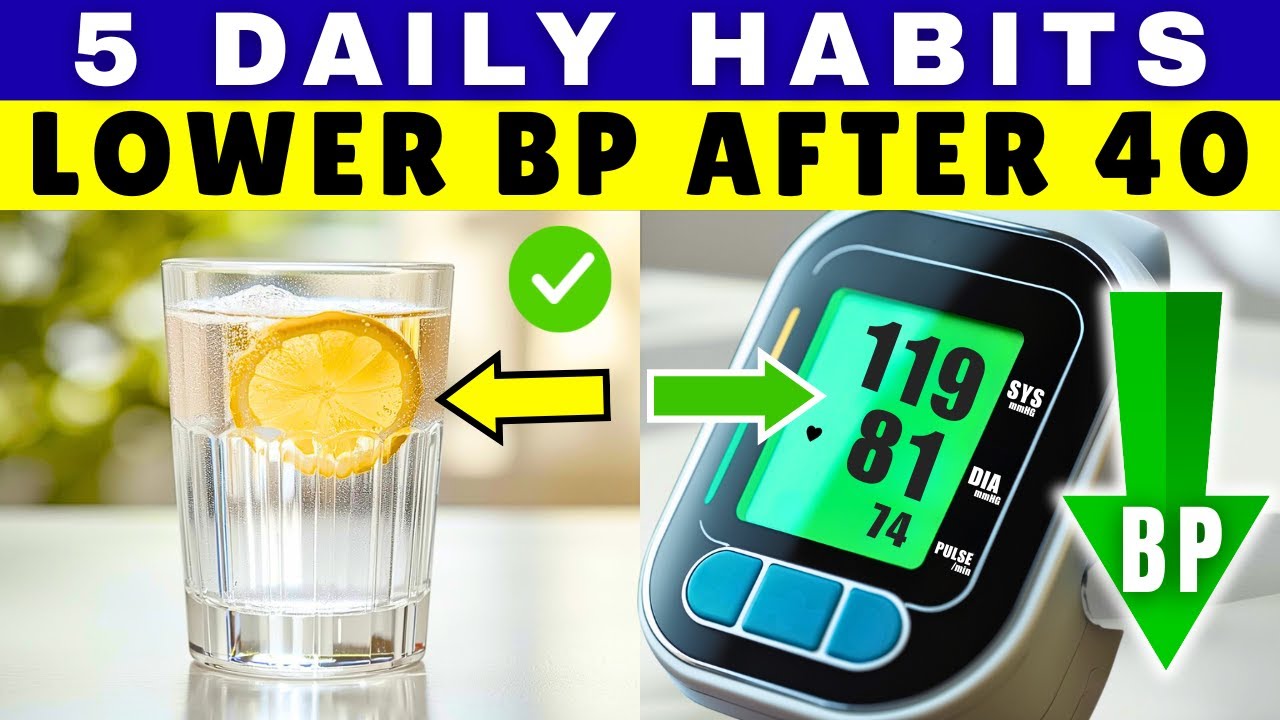 Top 5 Daily Habits to Lower Blood Pressure After 40