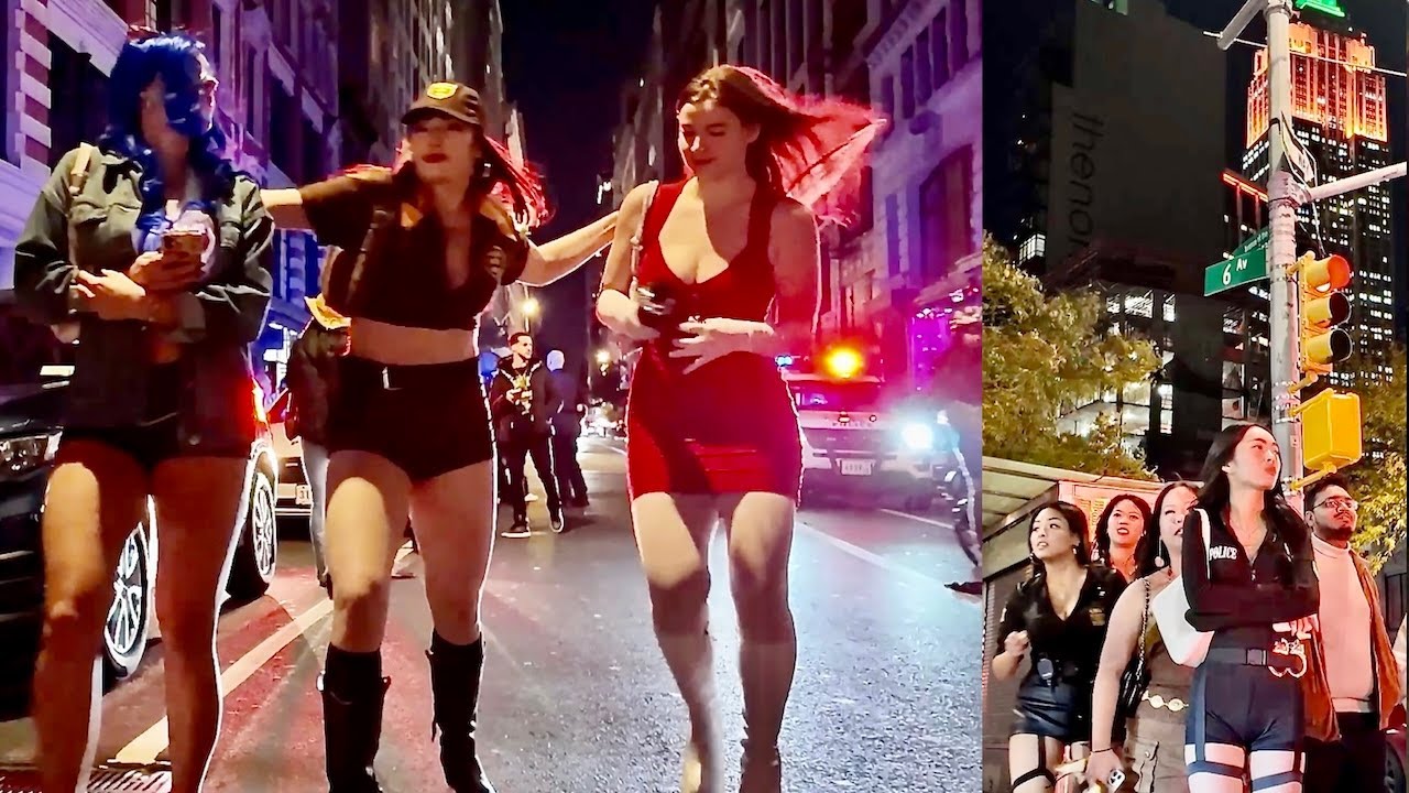 Halloween Weekend Highlights Part 2 | Manhattan Nightlife (4K)