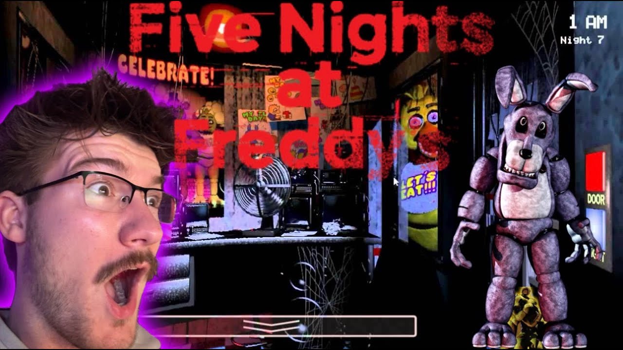 First Time Playing Five Nights at Freddy’s 😱 | FNAF 1 Blind Playthrough