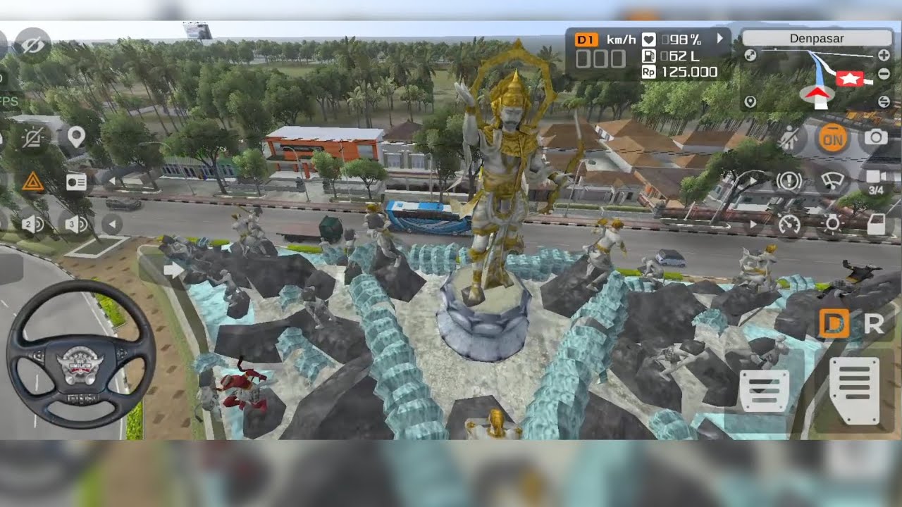 आज हम सहल को लेकर गई हैं।  ओर वहा टैटू  बनवाया गया था। 🗽 Bus 🚌 simulator lndonesia। Bus ka game 