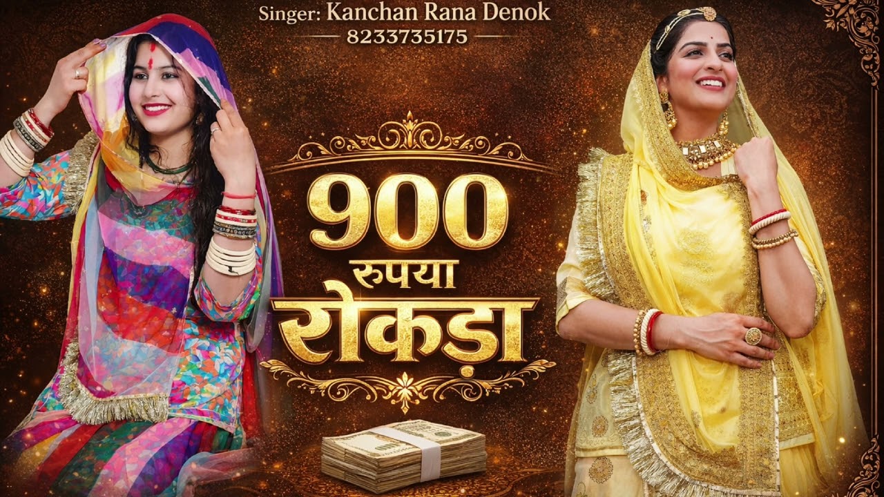 ,🚩900💵 रुपया रोकडा़🎤 सिंगर कंचन राणा देणोक 2026📲  मो 9351365149