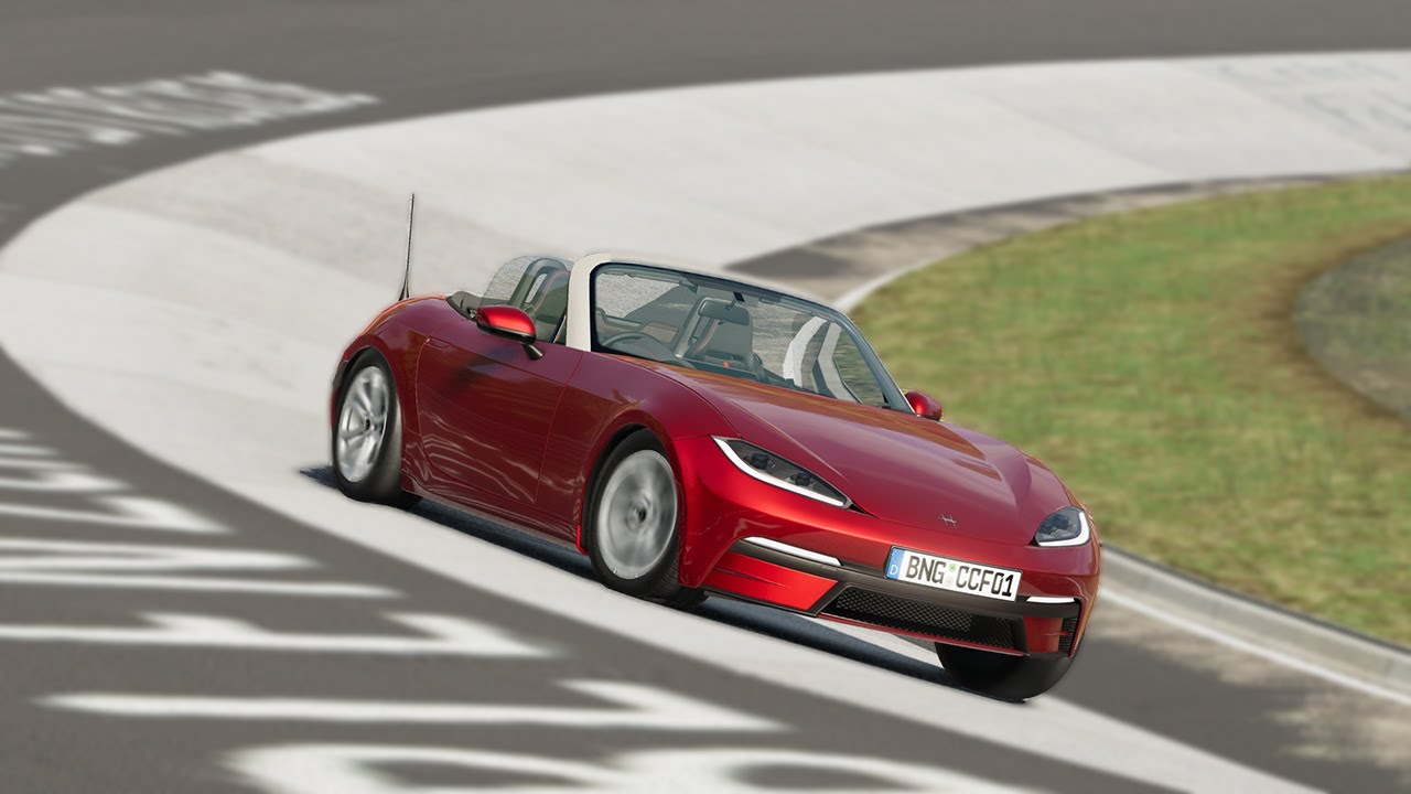 BeamNG MOD OF THE YEAR!! Hirochi CCF-4 Nurburgring Hot Lap