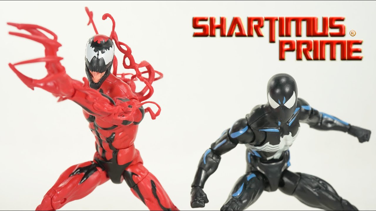 Marvel Legends Symbiote Spider-Man Carnage 2-Pack Animated Series Pulse Figure Review