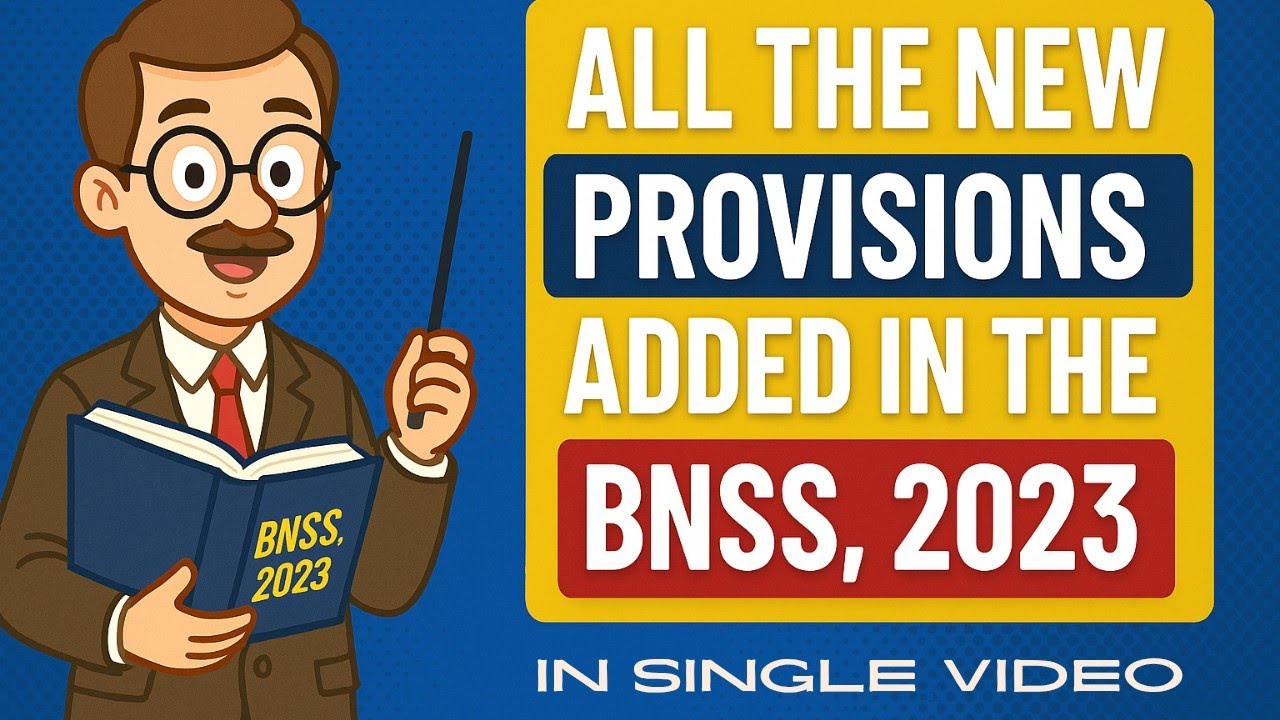 One video to cover all the new changes introduced in the BNSS. Revisional Video. BNSS| CRPC
