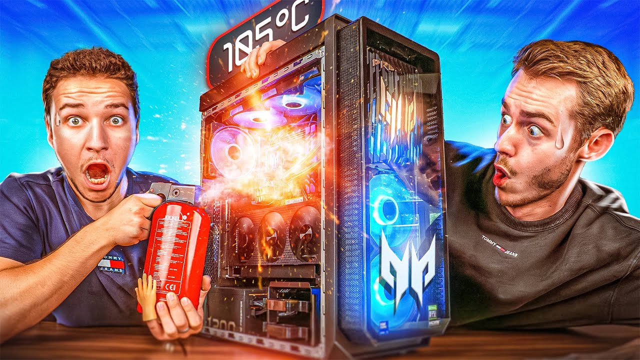 ЭТОТ ИГРОВОЙ ПК ACER PREDATOR ГОРИТ! (105℃)