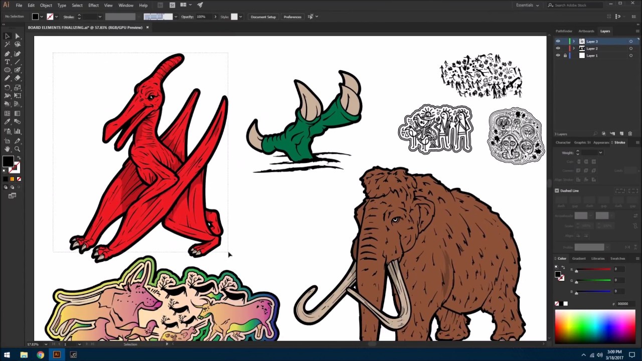 Custom Board Game Elements Design - Vector Art - Adobe illustrator