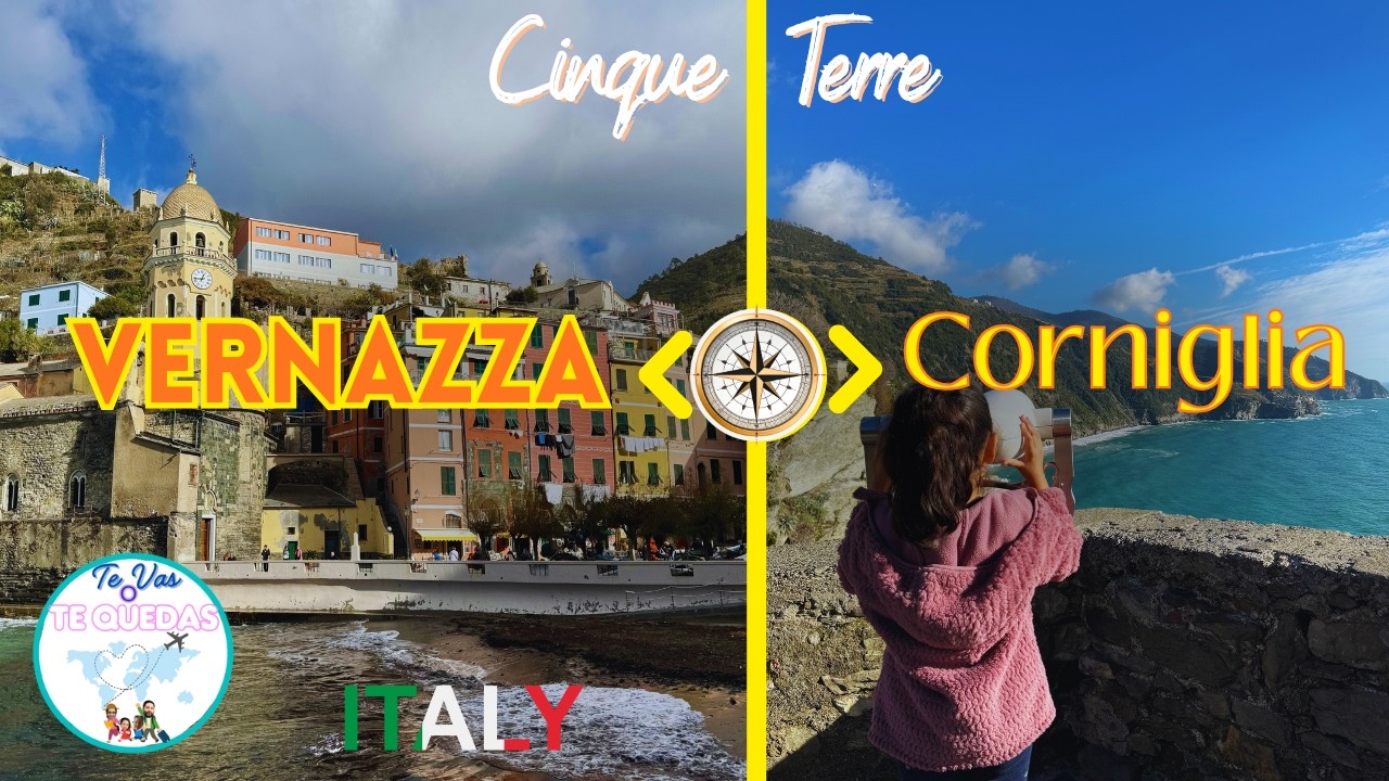 4k Vernazza y Corniglia Cinque Terre Italia Visita Inolvidable 🇮🇹 🌊 🌄