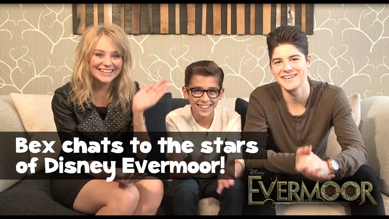 Disney Evermoor's Finney Cassidy, George Sear and Georgia Lock chat to Bex!