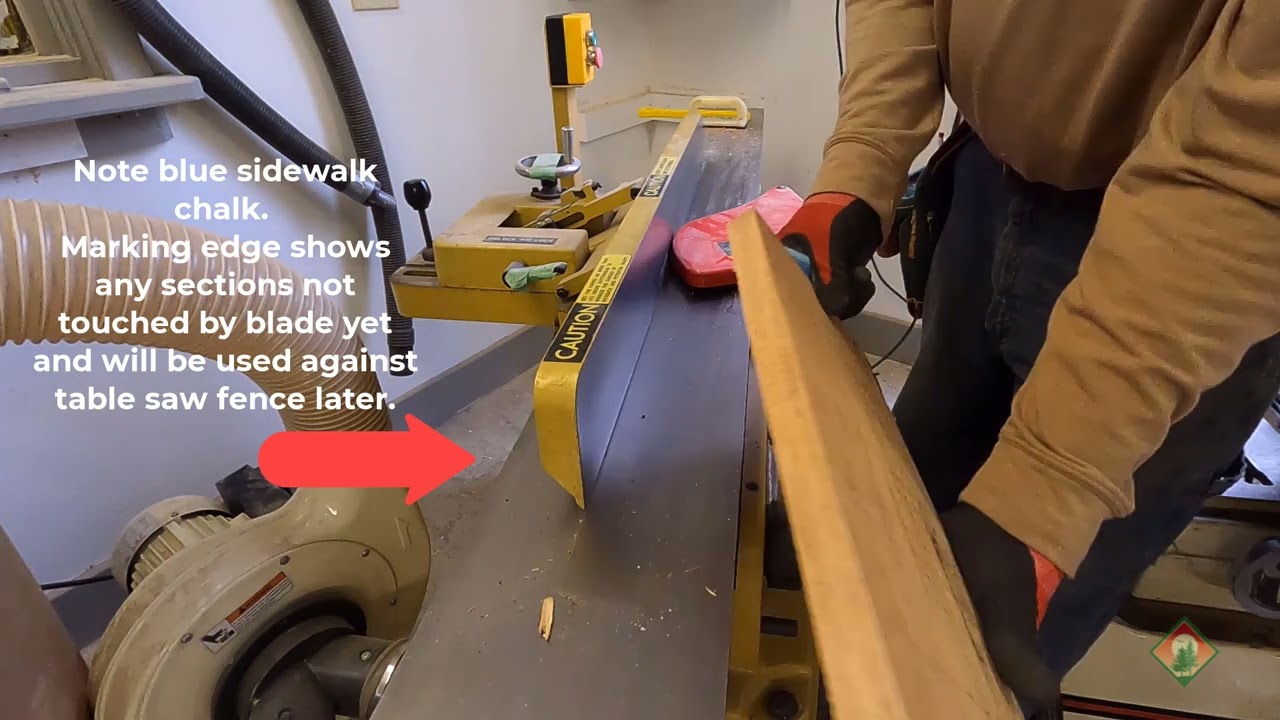 Use Jointer and Bandsaw to Make Nice Boards from Firewood