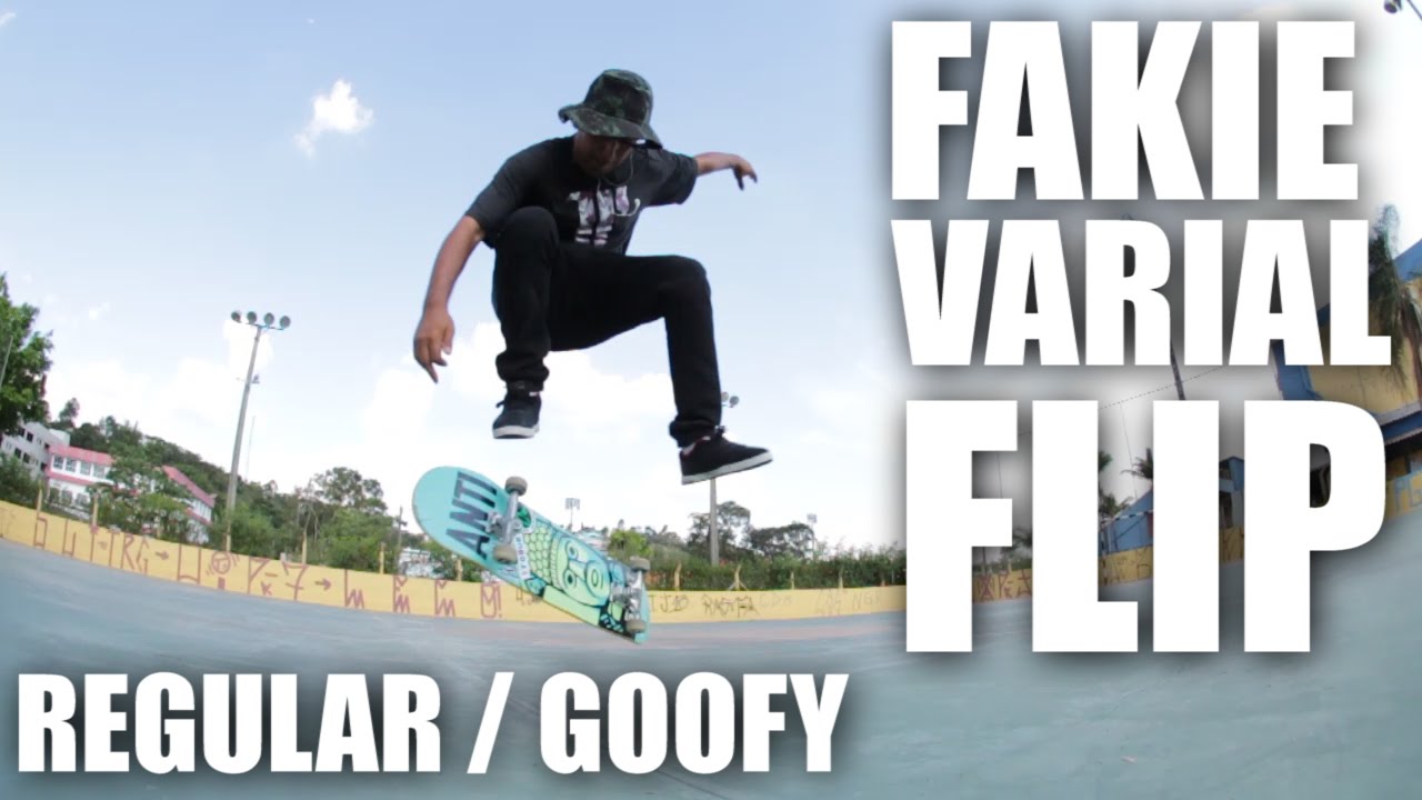 COMO MANDAR FAKIE VARIAL FLIP LIÇÃO BÁSICA - SKATE