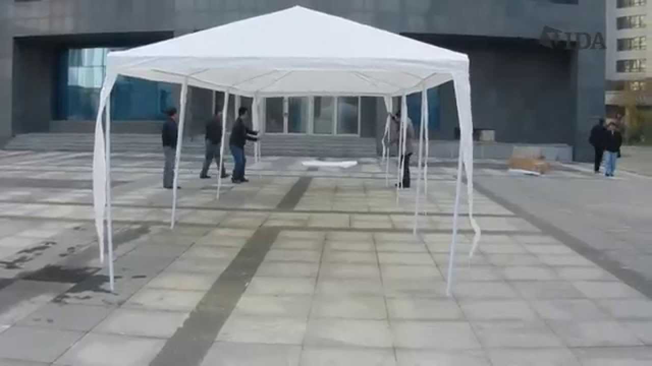 Party Tent Installation by Vidagoods
