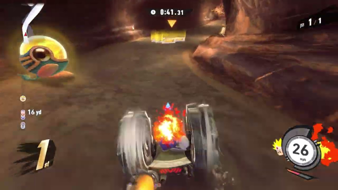 Kirby Air Riders Global Test Ride - Mount Amberfalls with Knuckle Joe