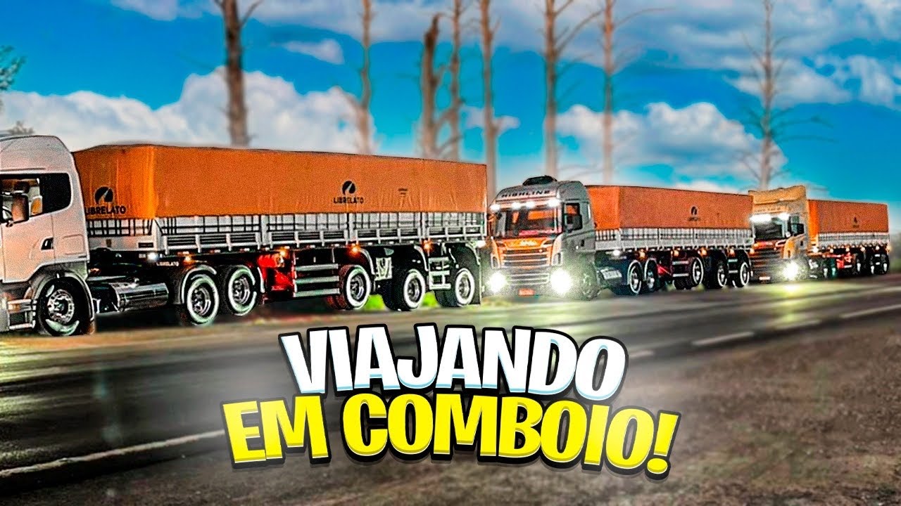 VIAJEM EM COMBOIO 🚛🚛🚛🚛
