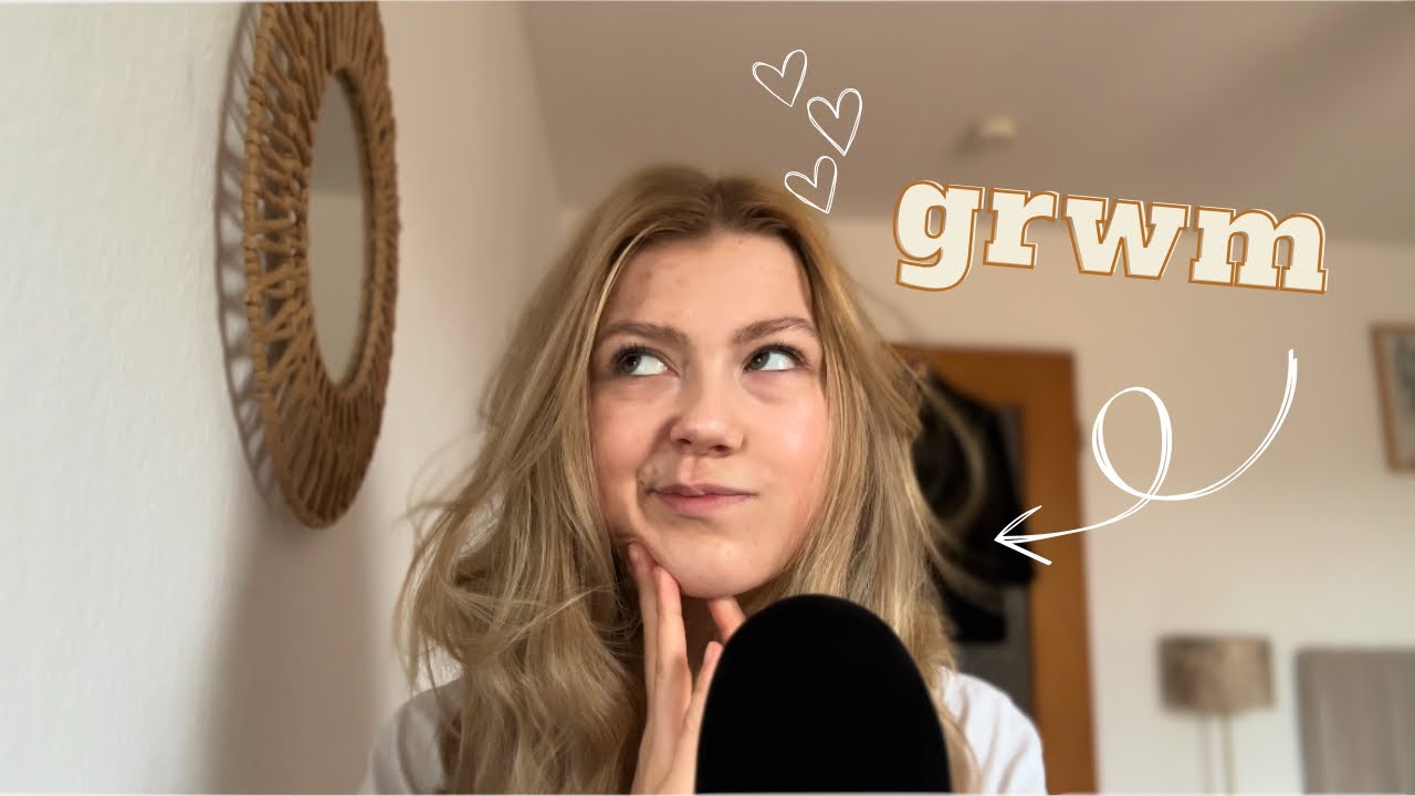 ASMR get ready with me | + Unboxing Ramble 🥹🫶🏻 (german & 4k )