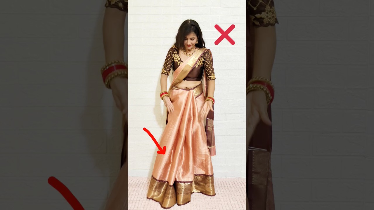 How to drape banarasi saree. #rekhamishra #drapingsaree