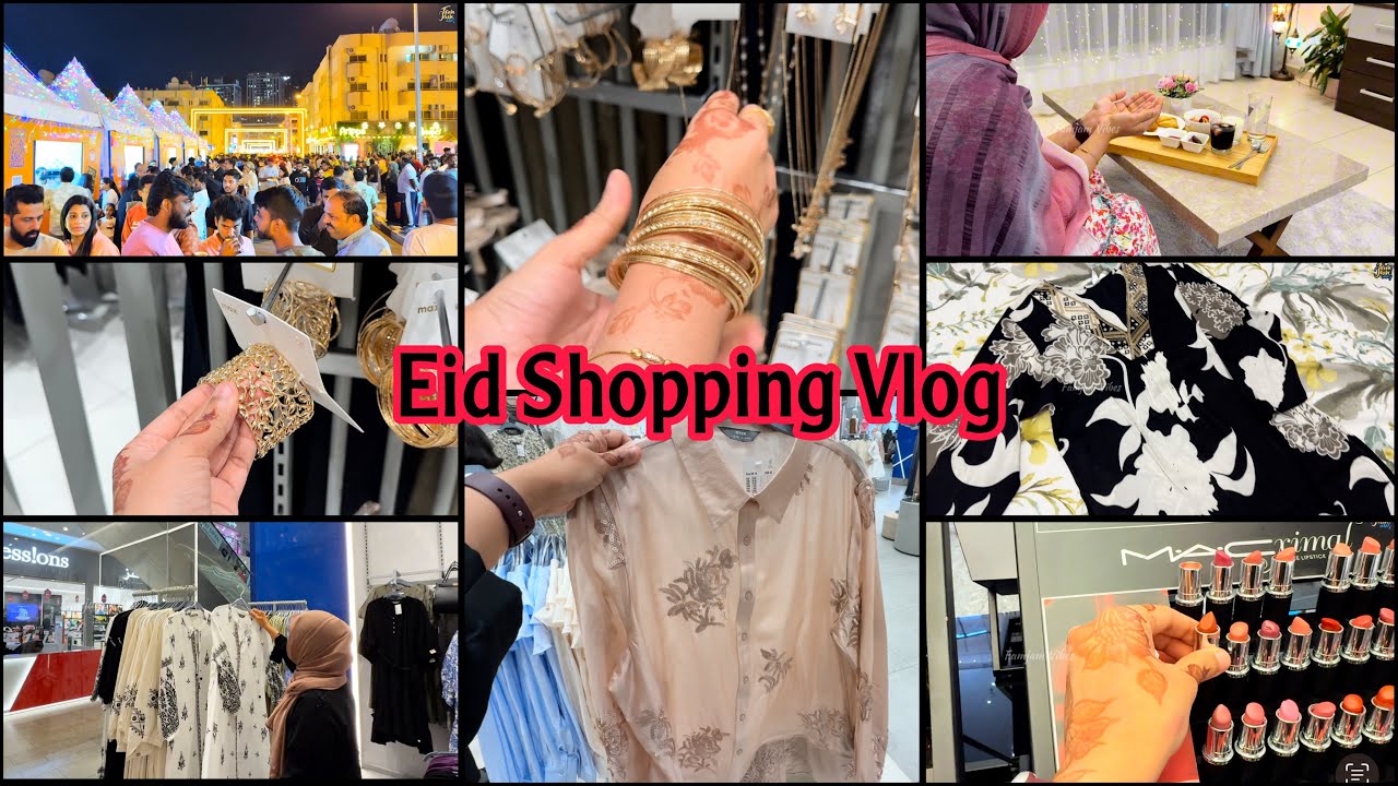 இந்த பெருநாளைக்கு துபாய்ல எங்களுடைய ஷாப்பிங் 🛍️ | Eid Shopping | Last Vlog Of Ramadan 2025 | Famjam