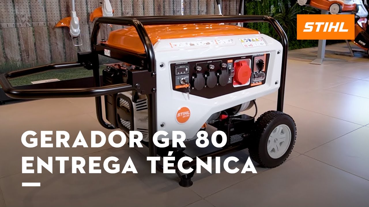 Gerador STIHL GR 80 | Entrega Técnica