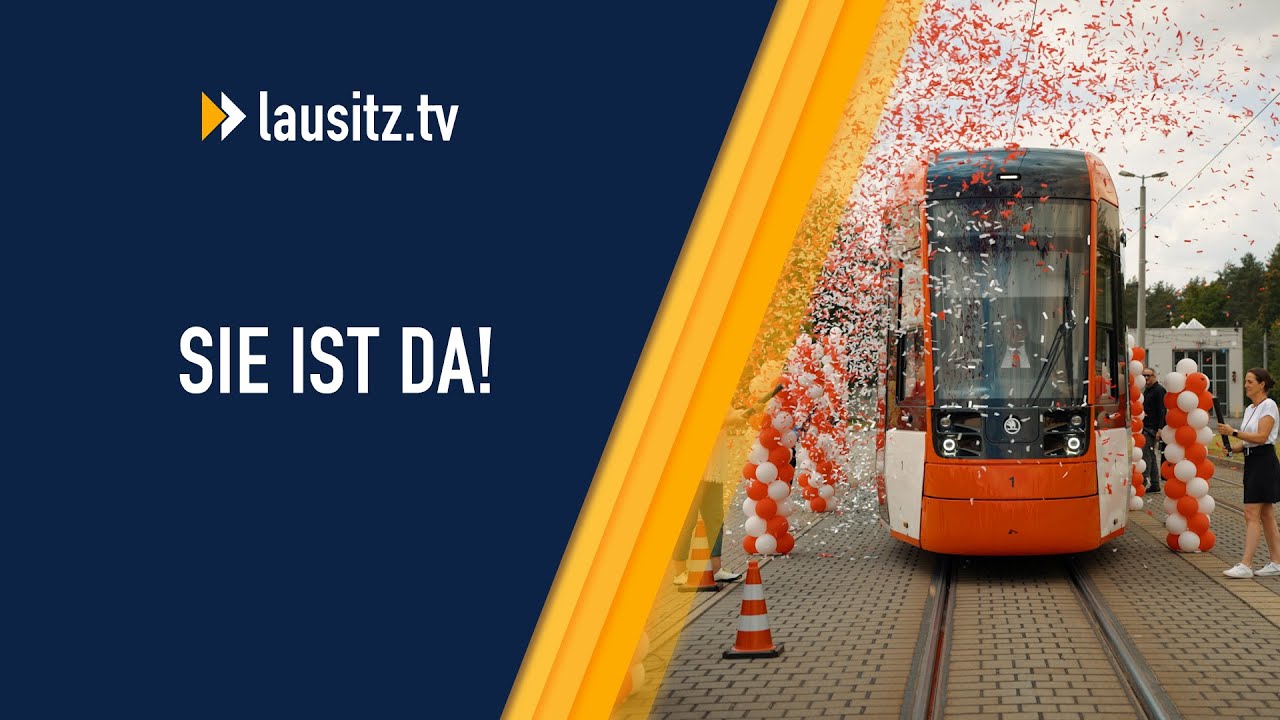 COTTBUS erste NEUE STRAßENBAHN ist angekommen!