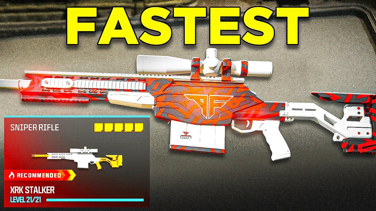 *ONE SHOT* FASTEST XRK STALKER CLASS in MW3.. SNIPER NUKE! (MW3 Best Class Setups)