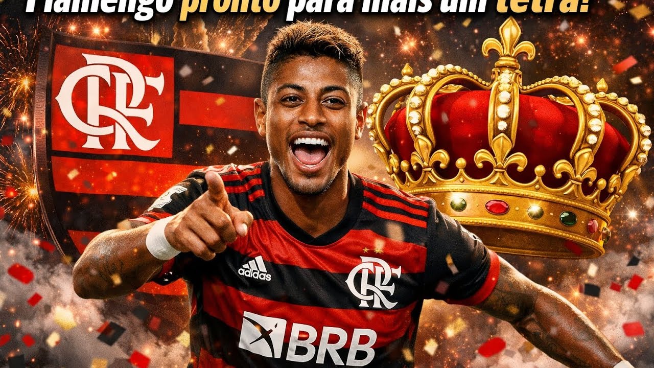 Flamengo pronto para mais um Tetra! A festa está montada! Supercopa é ponto de virada! Bora, Mengão!