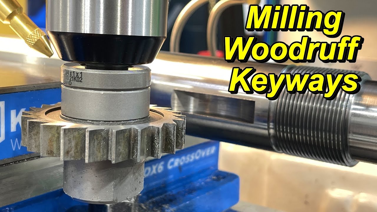70 Ton Friction Press Shaft Part 3: Woodruff & Straight Keyways