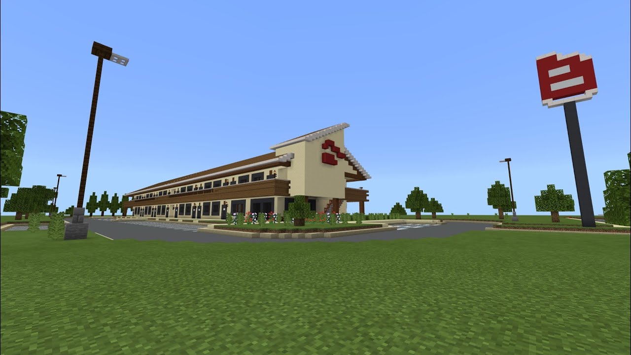 Minecraft: City Of Evansburg - Episode 15 - Motel! (Speed Build)