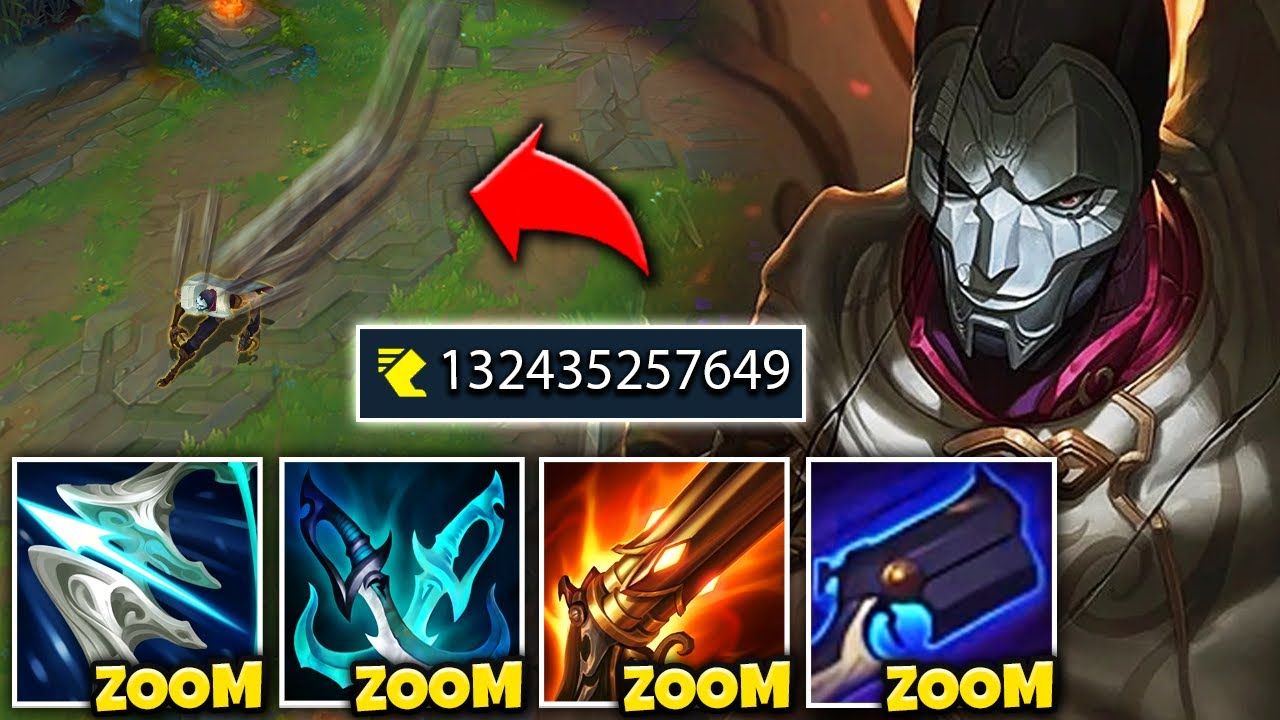 Jhin but I move so fast I break the speed barrier (glitches the game)