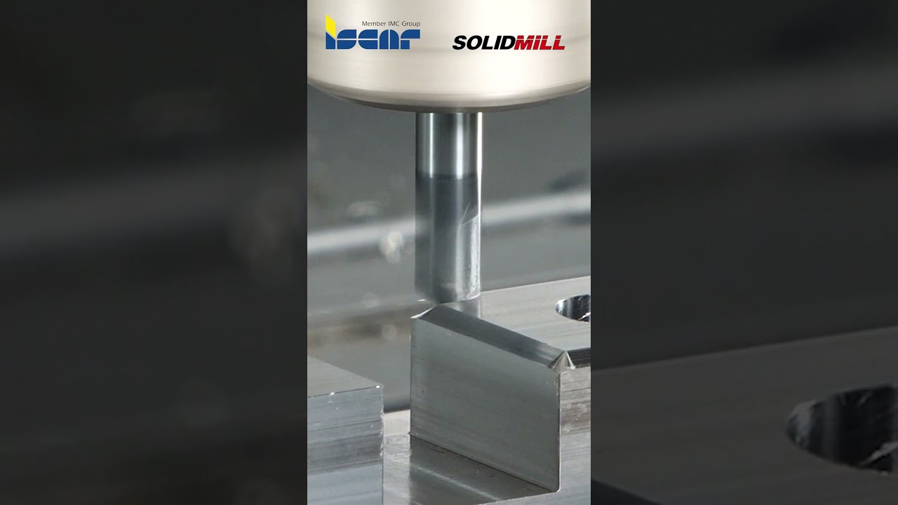 F&uuml;r pr&auml;zise Pilotbohrungen und Fasen: Solidmill ECD-VHM-Anbohr- und Faswerkzeuge von ISCAR
