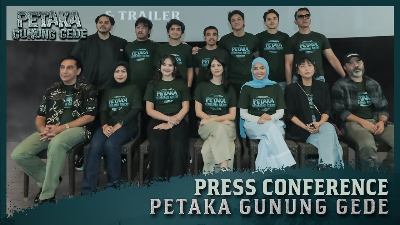 PETAKA GUNUNG GEDE - Press Conference & Poster Film