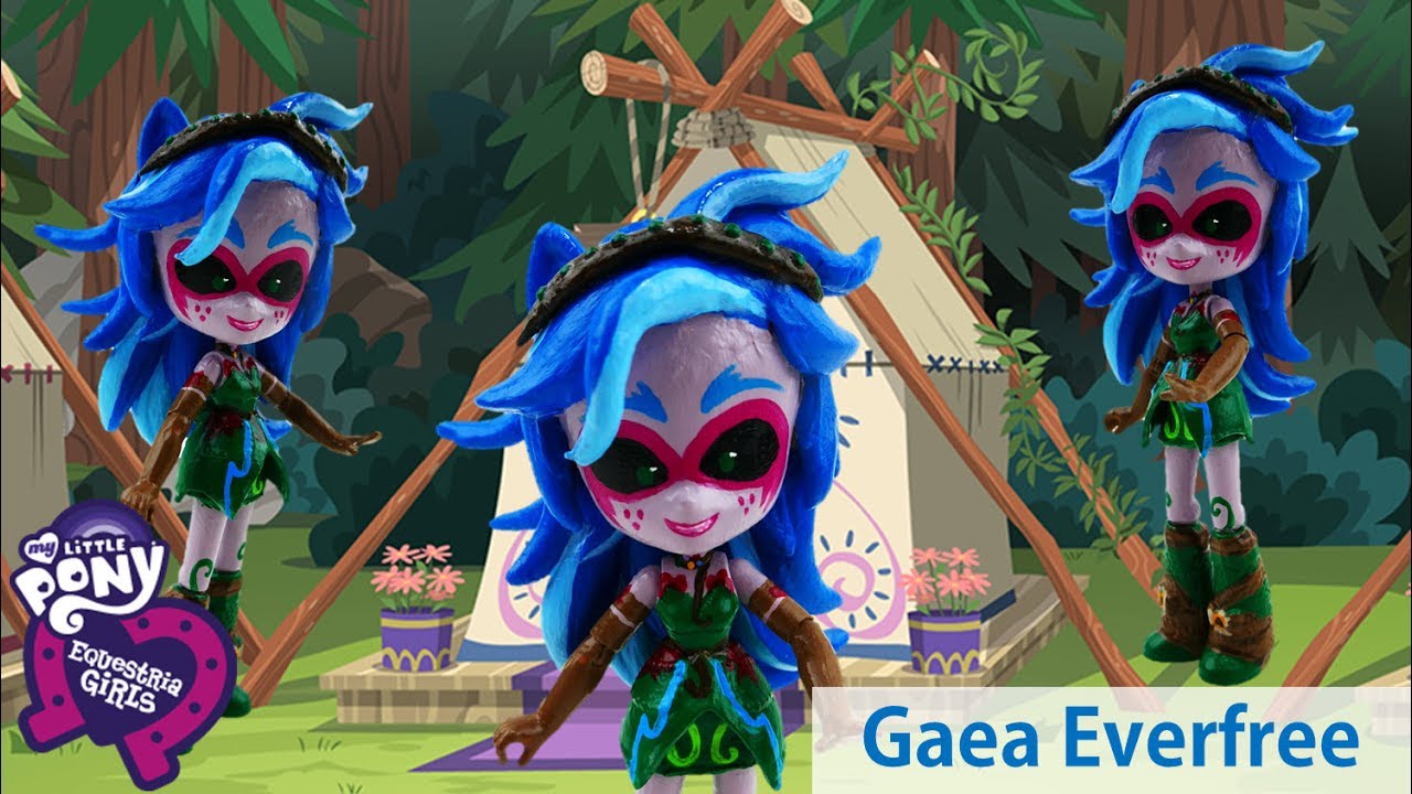 My Little Pony Legend of Everfree Gaea Everfree aka Gloriosa Daisy Custom Doll Tutorial