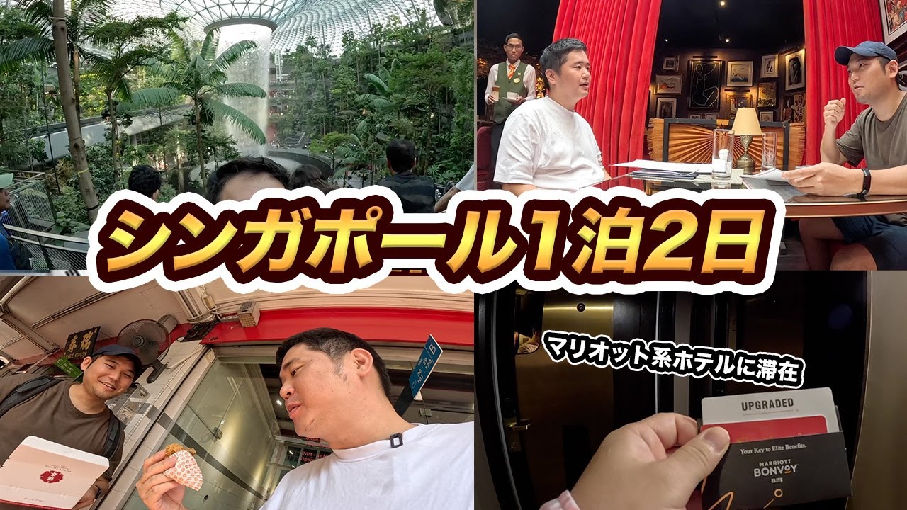 シンガポール1泊2日滞在記！シンガポール航空スイート後の動画です。