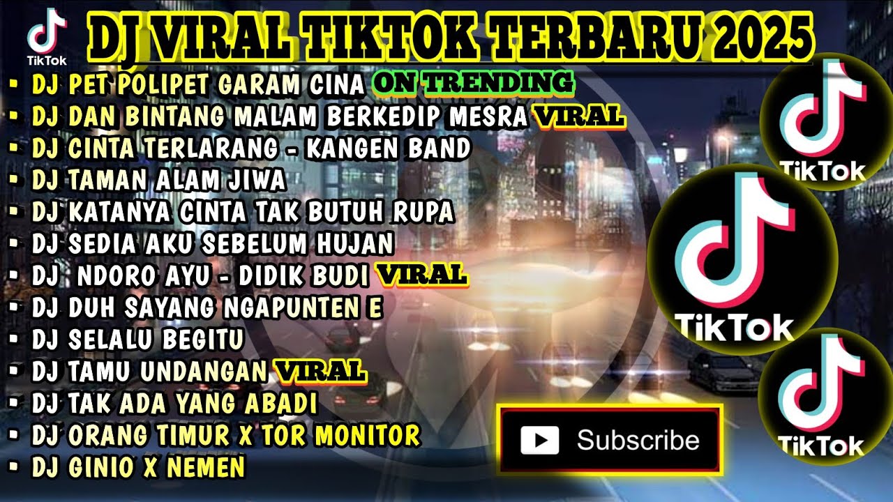 DJ VIRAL TIKTOK TERBARU 2025 | PET POLIPET GARAM CINA | DAN BINTANG MALAM BERKEDIP MESRA FULL ALBUM