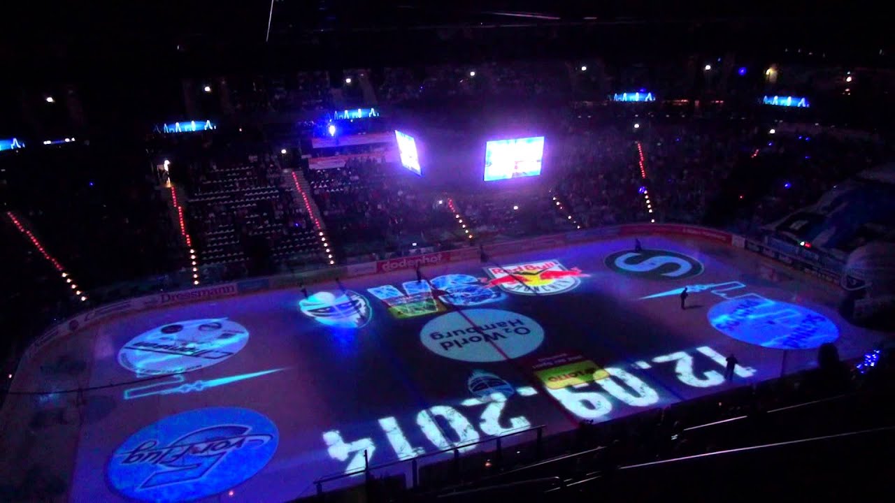 Einlaufshow 14/15 der Hamburg Freezers