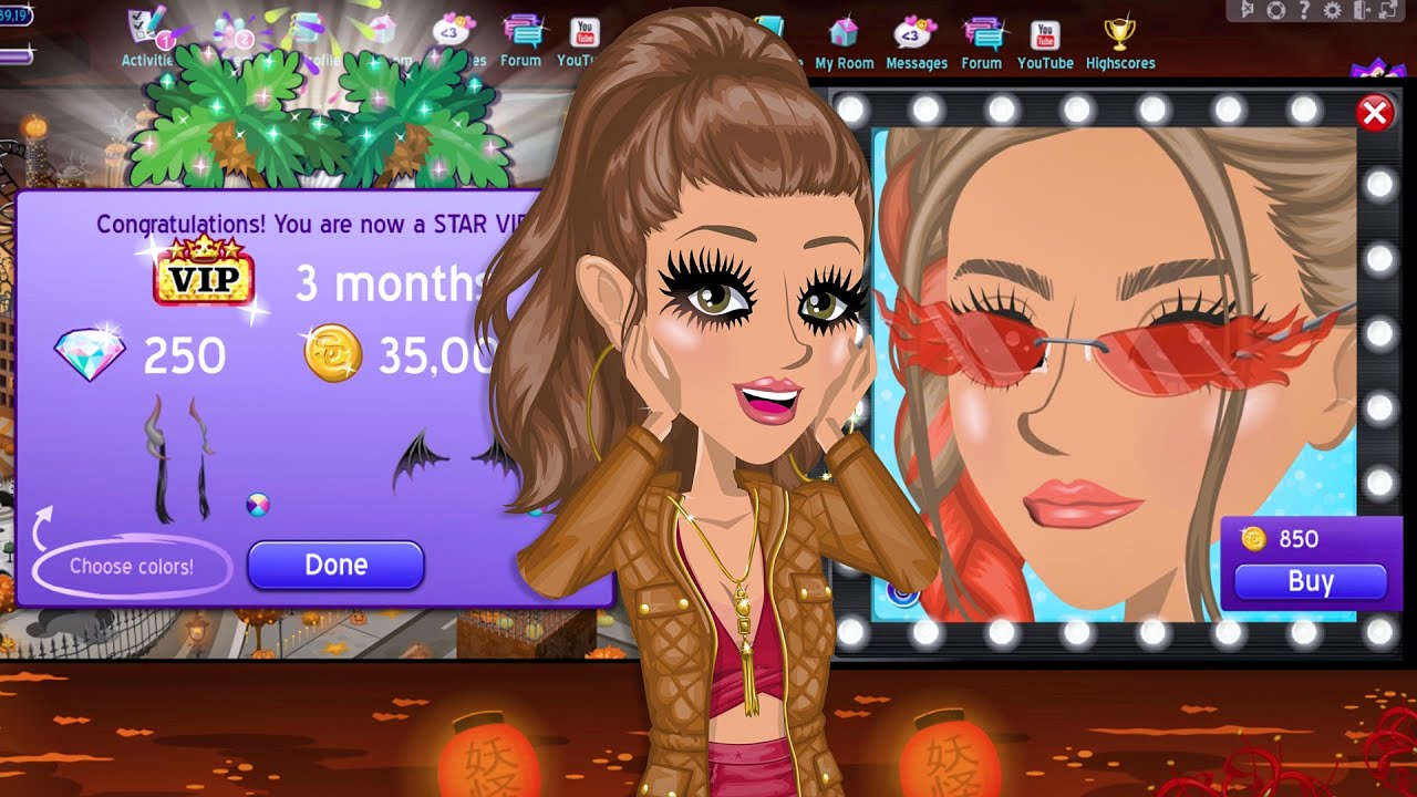 3 MONTHS STAR VIP + HALLOWEEN MAKEOVER ON MSP!