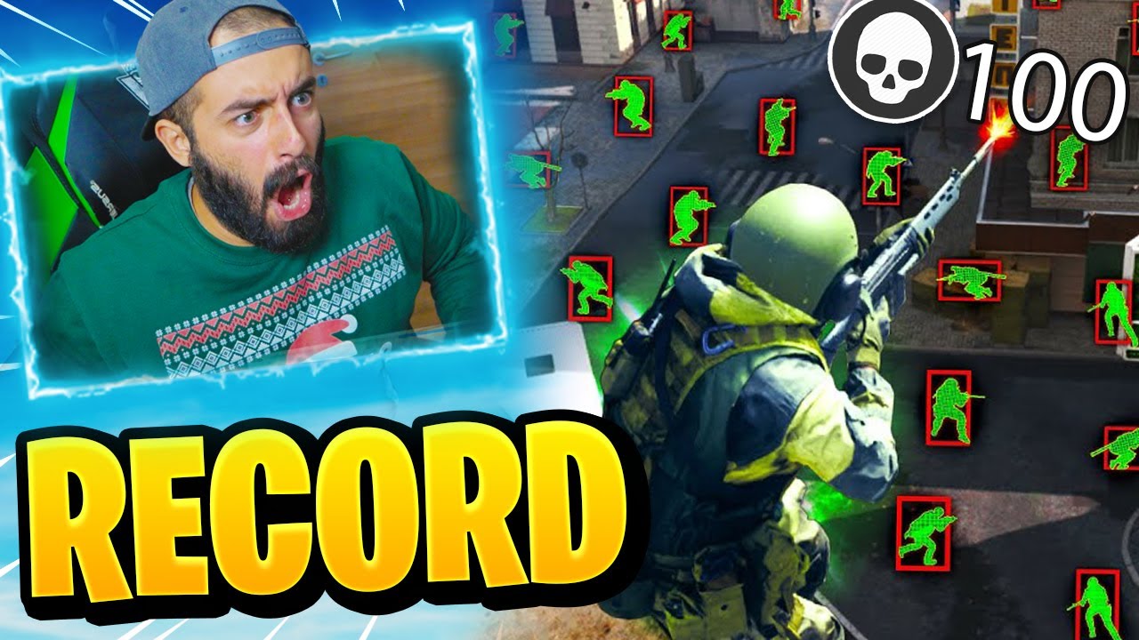 INCONTRO il CHEATER SUPREMO e fa il RECORD DI KILL MONDIALE 🤯 (WARZONE)