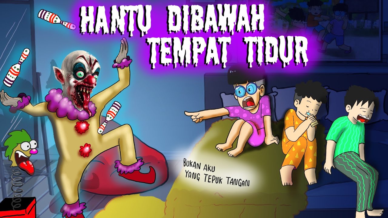 JANGAN PERNAH TEPUK TANGAN DI MALAM HARI - Animasi Horor Kartun Hantu Lucu Indonesia #HORORKOMEDI